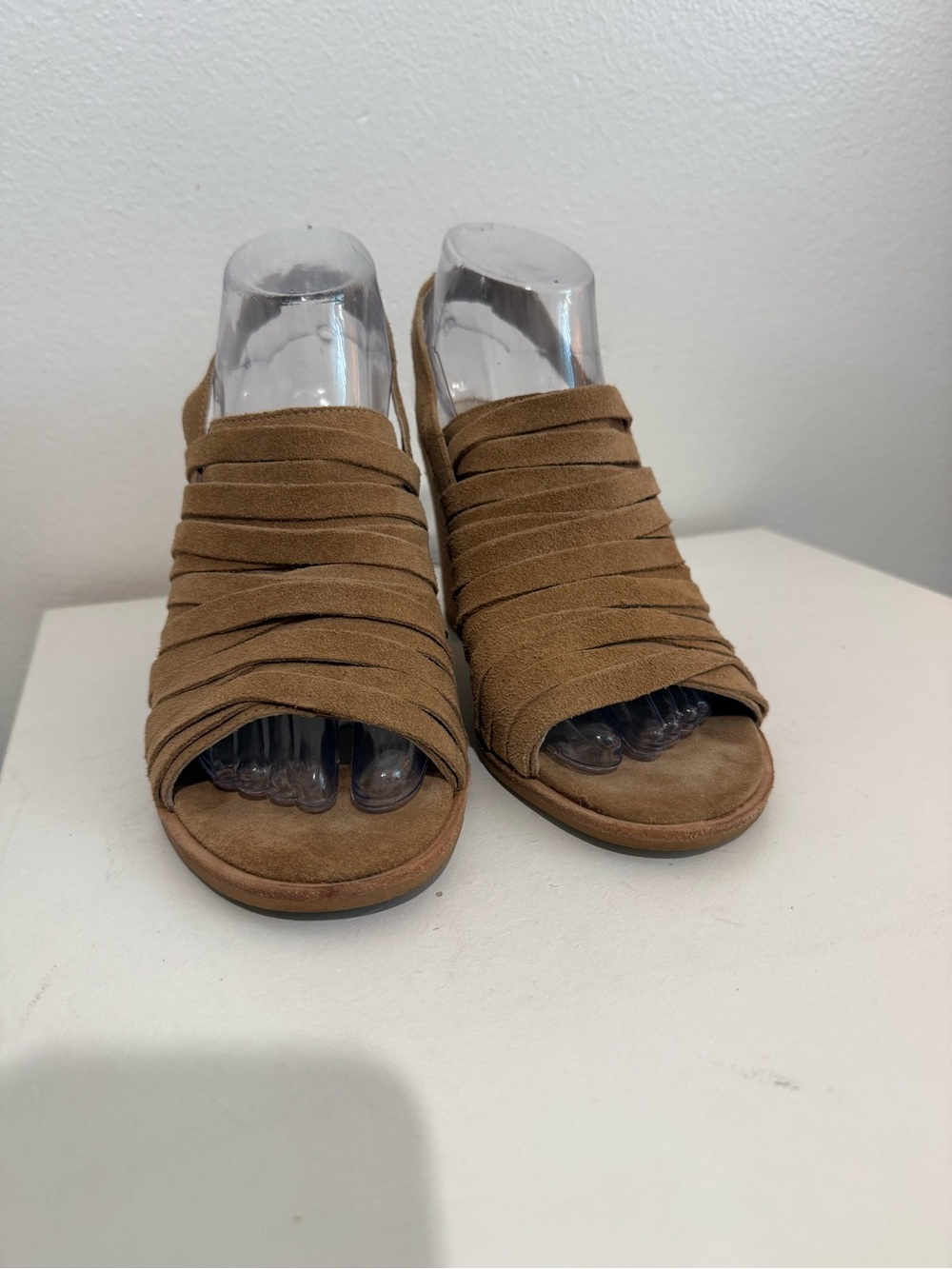 Matisse Womens Tan Suede Block Heel Slingback Sandals - Picture 3 of 16